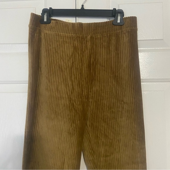 aerie Brown Corduroy Flare Pants - Picture 2 of 6